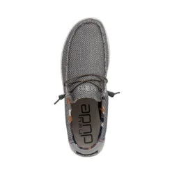 Wally Sox - Asphalt -Heydude 110352167 WALLY SOX ASPHALT LEFT 6