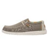 Wally Knit - Desert Brown 1 Wally Knit - Desert Brown -Heydude 112471581 WALLY ECO SOX DESERT BROWN LEFT 1