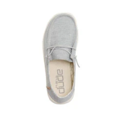 Wendy Youth Linen - Grey -Heydude 130123096 WENDY YOUTH LINEN GREY 06