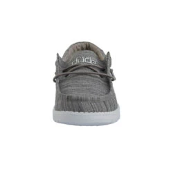 Wally Youth Linen - Stone 11 Wally Youth Linen - Stone -Heydude 130130704 WALLY YOUTH LINEN STONE 04