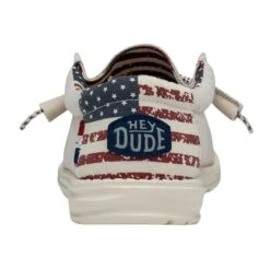Wally Patriotic - Off White Patriotic 12 Wally Patriotic - Off White Patriotic -Heydude 40001 1K1 WALLYPATRIOTIC OFFWHITEPATRIOTIC LEFTBACK