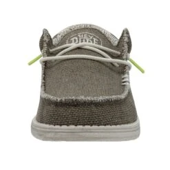 Wally Braided - Fossil -Heydude 40003 2BS WALLBRAIDED FOSSIL LEFTFRONT