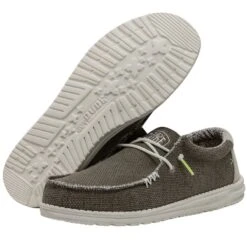Wally Braided - Fossil -Heydude 40003 2BS WALLBRAIDED FOSSIL PAIRBOTTOM