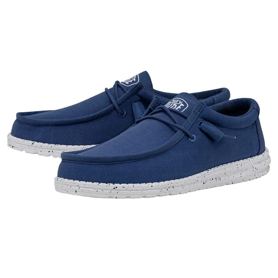 Wally Slub Canvas - True Blue 4 Wally Slub Canvas - True Blue - Image 2
