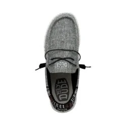 Wally Funk - Jacquard Black Aztec -Heydude 40010 0WI WALLY FUNK JACQUARD BLACK AZTEC LEFT 6