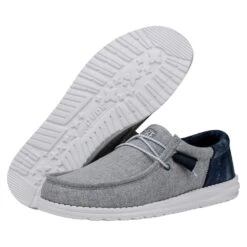 Wally Funk Tie Dye - Indigo -Heydude 40012 4ME WALLYFUNKTIEDYE INDIGO PAIRBOTTOM