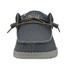 Wally Sox Triple Needle - Blue Shadow -Heydude 40020 3US WALLYSOXTRIPLENEEDLE BLUESHADOW LEFTFRONT