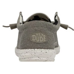 Wally Stretch - Beige 12 Wally Stretch - Beige -Heydude 40022 205 WALLYSTRETCHCANVAS BEIGE LEFTBACK