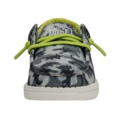 Wally Toddler Camodino - Blue -Heydude 40028 425 WALLYTODDLERCAMODINO BLUE LEFTFRONT