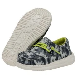 Wally Toddler Camodino - Blue -Heydude 40028 425 WALLYTODDLERCAMODINO BLUE PAIRBOTTOM