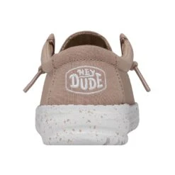 Wally Toddler Slub Canvas - Tan -Heydude 40029 265 WALLYTODDLERSLUBCANVAS TAN LEFTBACK
