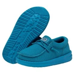 Wally Toddler Funk Mono - Electric Blue 10 Wally Toddler Funk Mono - Electric Blue -Heydude 40030 404 WALLYTODDLERFUNKMONO ELECTRICBLUE PAIRBOTTOM