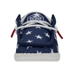 Wally Toddler Patriotic - American Flag 11 Wally Toddler Patriotic - American Flag -Heydude 40031 9CW WALLYTODDLERPATRIOTIC AMERICANFLAG LEFTFRONT