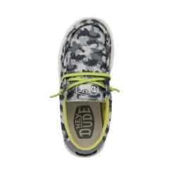 Wally Youth Camodino - Blue -Heydude 40043 425 WALLYYOUTHCAMODINO BLUE LEFTTOP