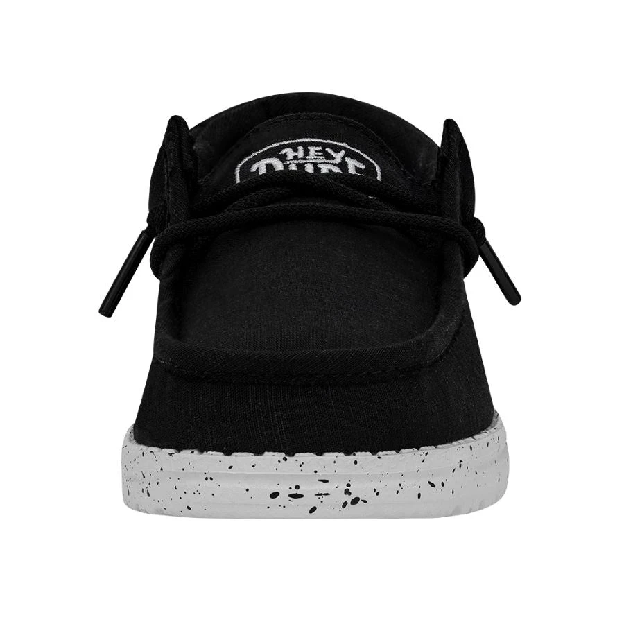 Wally Youth Slub Canvas - Black 5 Wally Youth Slub Canvas - Black - Image 4