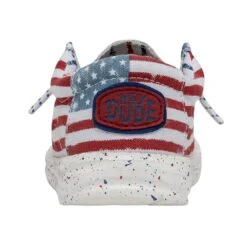 Wally Youth Patriotic - Stars And Stripes -Heydude 40046 9C8 WALLYYOUTHPATRIOTIC STARSANDSTRIPES LEFTBACK