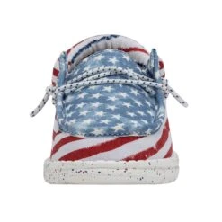 Wally Youth Patriotic - Stars And Stripes -Heydude 40046 9C8 WALLYYOUTHPATRIOTIC STARSANDSTRIPES LEFTFRONT