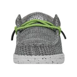 Wally Youth Sox - Stone White 11 Wally Youth Sox - Stone White -Heydude 40049 1KA WALLYYOUTHSOX STONEWHITE LEFTFRONT