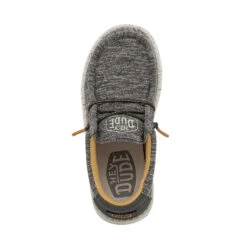 Wally Youth Stretch - Taupe -Heydude 40050 214 WALLY YOUTH STRETCH TAUPE LEFT 6 1