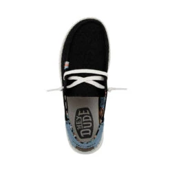 Wendy Boho - Black -Heydude 40054 001 WENDY BOHO BLACK LEFT 6