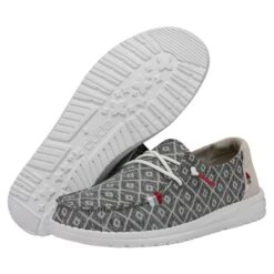 Wendy Boho - Embroidery Dark Grey -Heydude 40054 1GS WENDYBOHO EMBROIDERYDARKGREY PAIRBOTTOM