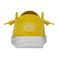 Wendy Slub Canvas - Empire Yellow -Heydude 40063 76I WENDYSLUBCANVAS EMPIREYELLOW LEFTBACK