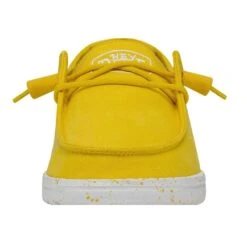 Wendy Slub Canvas - Empire Yellow -Heydude 40063 76I WENDYSLUBCANVAS EMPIREYELLOW LEFTFRONT