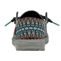 Wendy Flora - Tulip Grey -Heydude 40064 1JA WENDYFLORA TULIPGREY LEFTBACK