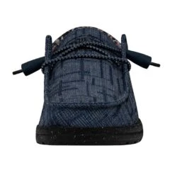 Wendy Funk Slub Blanket - Midnight Rain 11 Wendy Funk Slub Blanket - Midnight Rain -Heydude 40066 4MK WENDYFUNKSLUBBLANKET MIDNIGHTRAIN LEFTFRONT