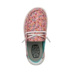 Wendy Youth - Birthday Pink Sprinkles -Heydude 40069 6UO WENDYYOUTHBIRTHDAY PINKSPRINKLES LEFTTOP