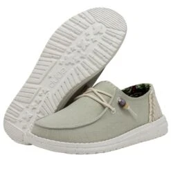 Wendy Fringe - Sage 10 Wendy Fringe - Sage -Heydude 40071 330 WENDY FRINGE SAGE LEFT 3