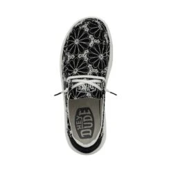 Wendy Rise Eyelet - Black -Heydude 40075 001 WENDY RISE EYELET BLACK LEFT 6