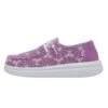 Wendy Rise Eyelet - Violet -Heydude 40075 508 WENDY RISE EYELET VIOLET LEFT 1