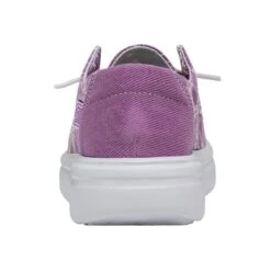 Wendy Rise Eyelet - Violet -Heydude 40075 508 WENDY RISE EYELET VIOLET LEFT 5