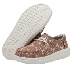 Wendy Rise Eyelet - Ballerina -Heydude 40075 83J WENDY RISE EYELET BALLERINA LEFT 3