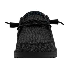 Wendy Sox Micro - Total Black -Heydude 40078 0XJ WENDY SOX MICRO TOTAL BLACK LEFT 4