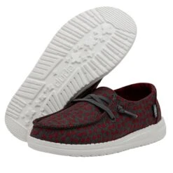 Wendy Youth Love - Grey 10 Wendy Youth Love - Grey -Heydude 40105 030 WENDY YOUTH LOVE GREY LEFT 3