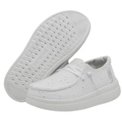 Wendy Youth Rise Eyelet - Chapel Bells -Heydude 40108 9CT WENDY YOUTH RISE EYELET CHAPEL BELLS LEFT 3