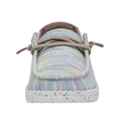 Wendy Youth Stretch - Aurora White -Heydude 40111 9BI WENDYYOUTHSTRETCH AURORAWHITE LEFTFRONT