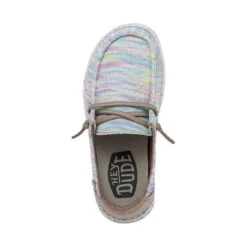 Wendy Youth Stretch - Aurora White -Heydude 40111 9BI WENDYYOUTHSTRETCH AURORAWHITE LEFTTOP