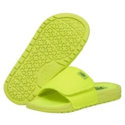 Phoenix Youth Basic Knit - Fluo Yellow -Heydude 40134 76G PHOENIXYOUTHBASICKNIT FLUOYELLOW PAIRBOTTOM