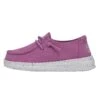 Wendy Toddler Slub Canvas - Violet -Heydude 40144 508 WENDYTODDLERSLUBCANVAS VIOLET LEFTSIDE