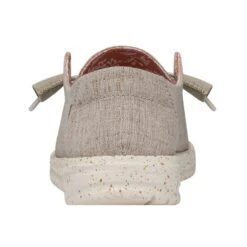 Wendy Chambray Wide - White Nut 12 Wendy Chambray Wide - White Nut -Heydude 40151 2BK WENDYCHAMBRAYWIDE WHITENUT LEFTBACK 2