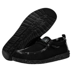 Wally Pixel - Black -Heydude 40373 001 WALLYPIXEL BLACK PAIRBOTTOM