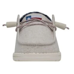 Wendy Texas Canvas - Off White 11 Wendy Texas Canvas - Off White -Heydude 40381 1LB WENDYTEXASCANVAS OFFWHITE LEFTFRONT