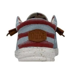 Wally Americana - Denim Star 13 Wally Americana - Denim Star -Heydude 40395 4NR WALLYAMERICANA DENIMSTAR LEFTBACK