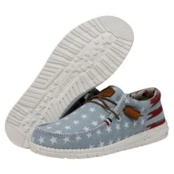 Wally Americana - Denim Star 11 Wally Americana - Denim Star -Heydude 40395 4NR WALLYAMERICANA DENIMSTAR PAIRBOTTOM 1