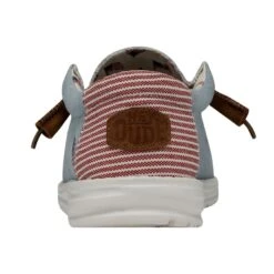 Wally Americana - Denim Stripe 12 Wally Americana - Denim Stripe -Heydude 40395 4OE WALLYAMERICANA DENIMSTRIPE LEFTBACK