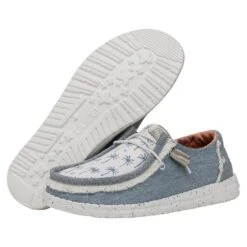 Wendy Tropical - Light Blue -Heydude 40474 450 WENDYTROPICAL LIGHTBLUE PAIRBOTTOM