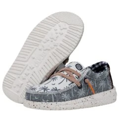 Wally Toddler Tropical - Blue -Heydude 40477 425 WALLYTODDLERTROPICAL BLUE PAIRBOTTOM